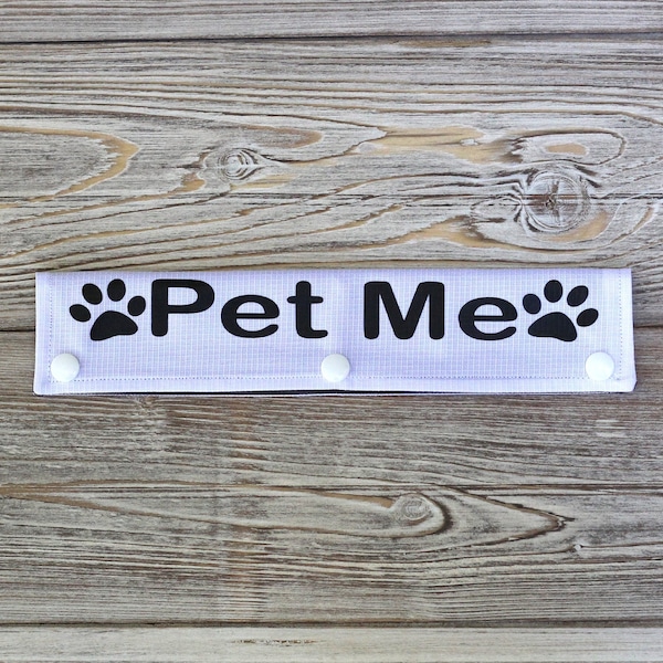 Pet Me Leash Wrap , Leash sleeve or collar wrap, Leash wrap, Dog Gear