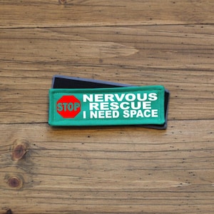 Nervous Rescue Hook Patch: CANVAS fabric