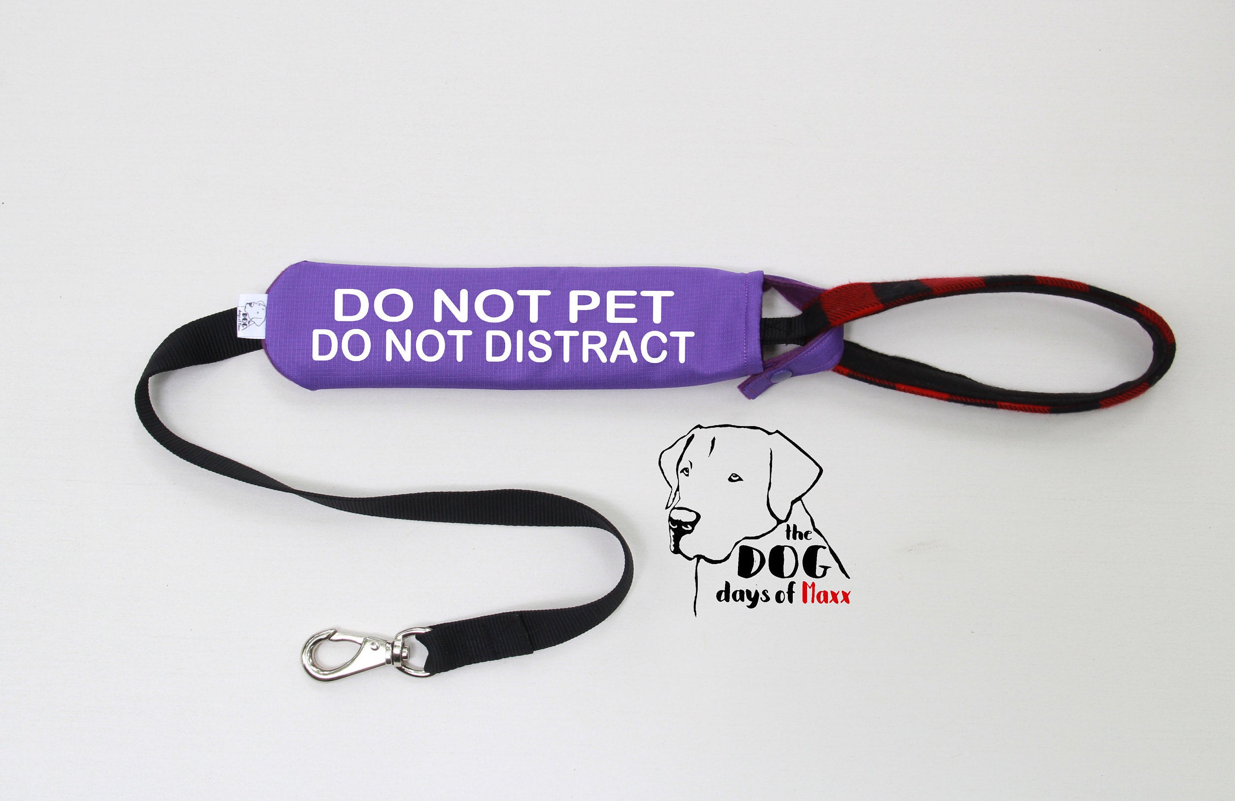 Dog Leash Sleeve Do not pet Do not Distract Handle strap Etsy