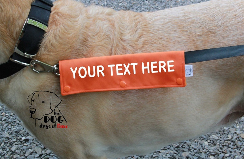 Dog leash wrap Personalized leash sleeve cover Classic Size Etsy