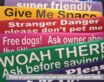 Personalized Leash Wrap | CANVAS FABRIC | Fully Customizable