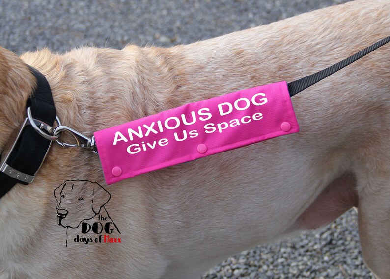 Anxious Dog Leash Wrap Leash sleeve Classic Size Leash Etsy