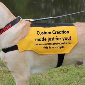 Customized Dog Vest, Personalized Dog Vest