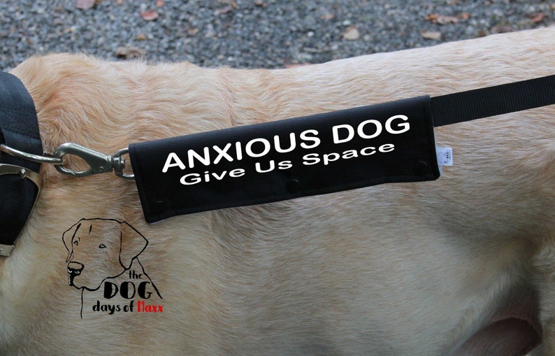 Anxious Dog Leash Wrap Leash sleeve Classic Size Leash Etsy