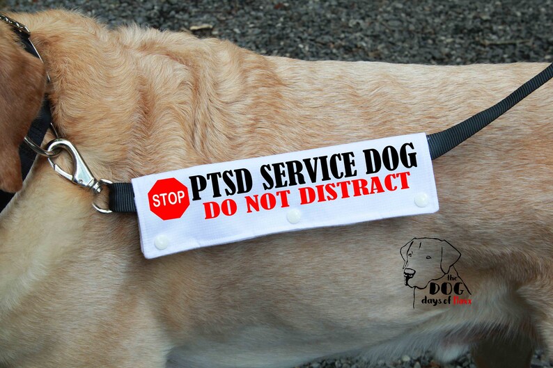 PTSD Leash Sleeve Military Service Dog Leash Wrap Classic Etsy