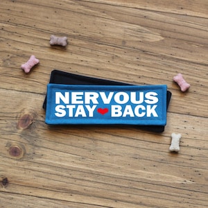 NERVOUS Stay Back Hook Patch | CANVAS fabric