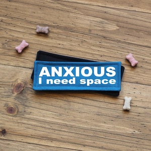 Anxious Dog Hook Patch | CANVAS fabric