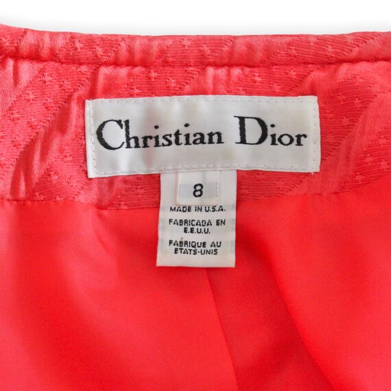 Vintage Christian Dior Jacket & Skirt Suit Set, S… - image 8