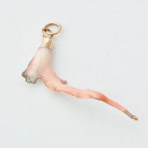 Vintage Angel Skin Branch Coral Necklace Pendant / Charm