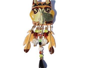Vintage Lunch at the Ritz Thunderbird Brooch