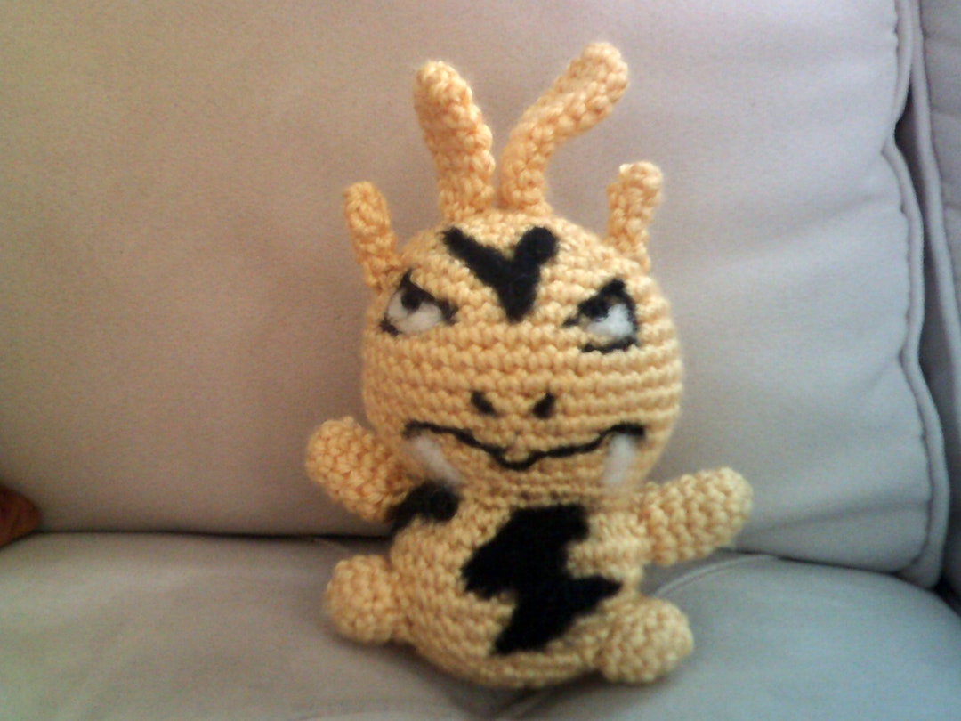 Electabuzz Pattern Pokemon Amigurumi Electabuzz- Body Pattern by Studio Crafti - Etsy