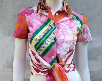 SS1996 PRADA WOMEN POCKET POLO SHIRT Women's Prada Polo Shirts