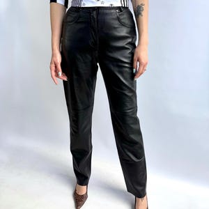 Prada Leather Pants - Etsy Canada