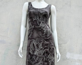 vintage 90s KENZO maxi dress. dragon print dress