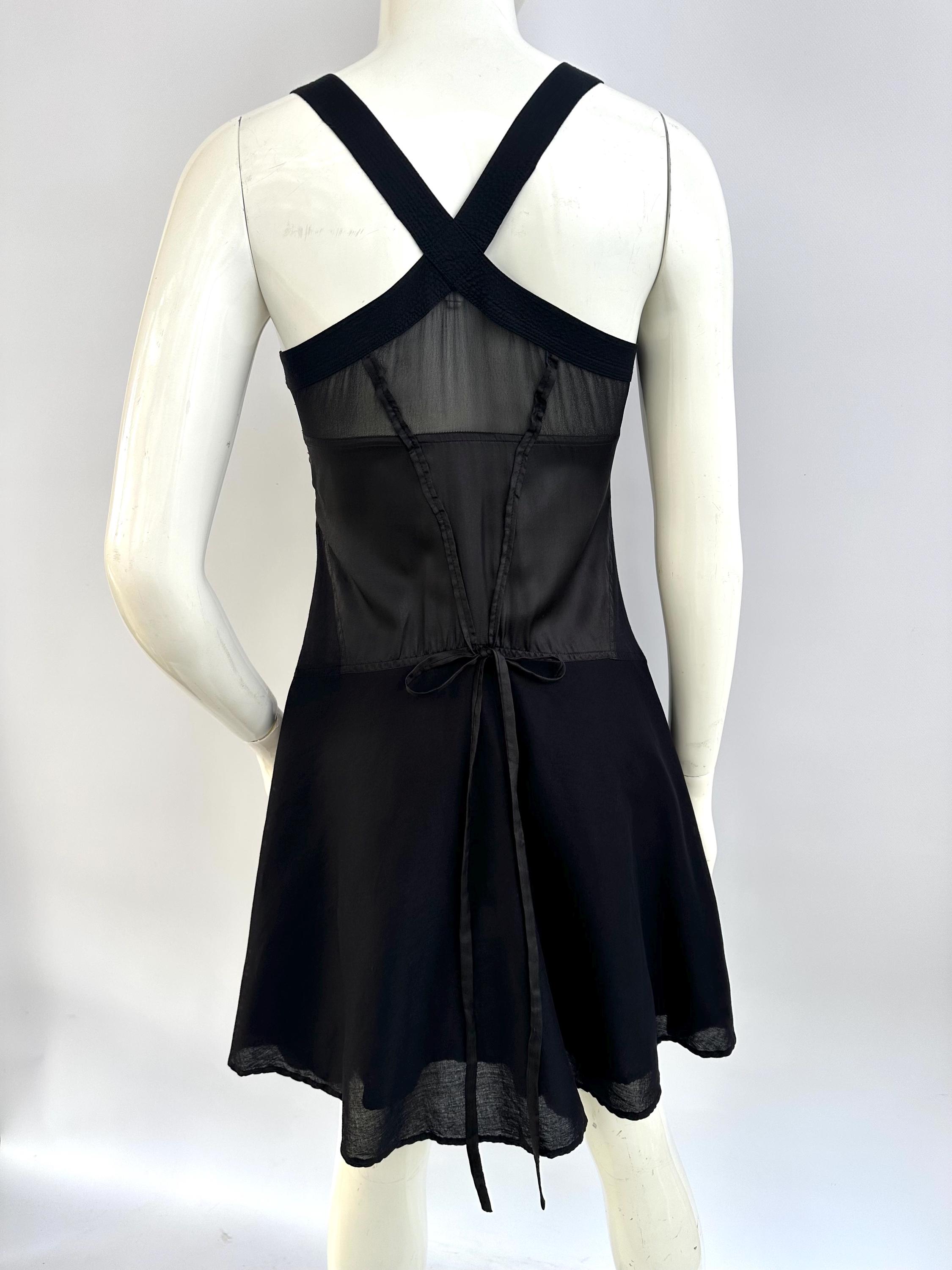 armani jeans black dress Armani Jeans Black Lace Panel Shift Dress