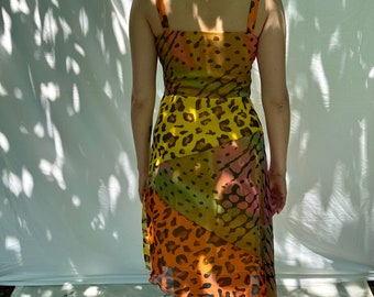 ワンピース Moschino Dress With Animal Pattern Moschino Cow Printed Mohair Dress