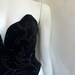 Vintage 80s LA PERLA Velvet Bustier. Shine Crop Corset - Etsy