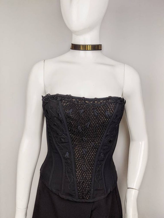 LA PERLA lace bustier vintage 90s | Size 42/S | La