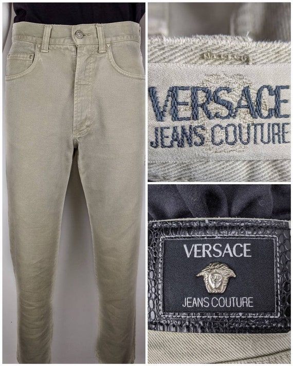 vintage 90s VERSACE denim jeans. Versace Jeans Co… - image 2