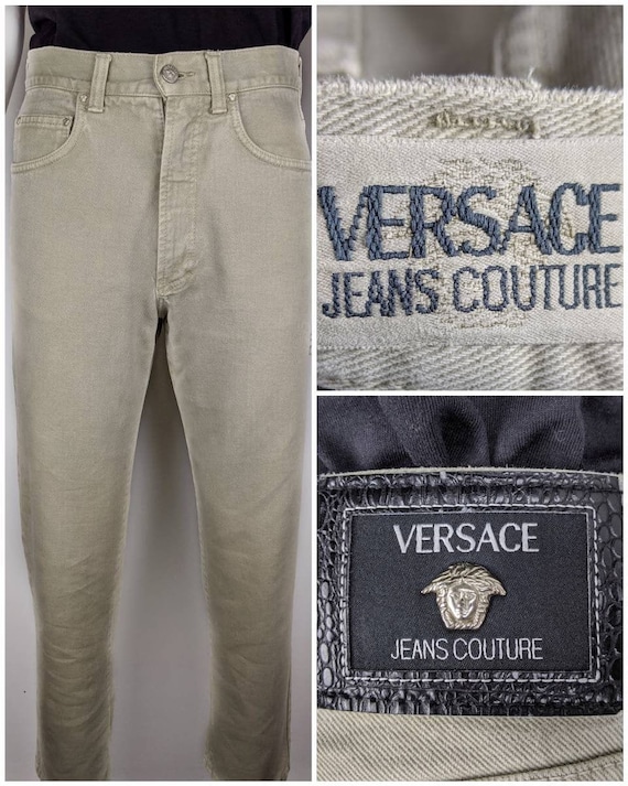 vintage 90s VERSACE denim jeans. Versace Jeans Co… - image 2