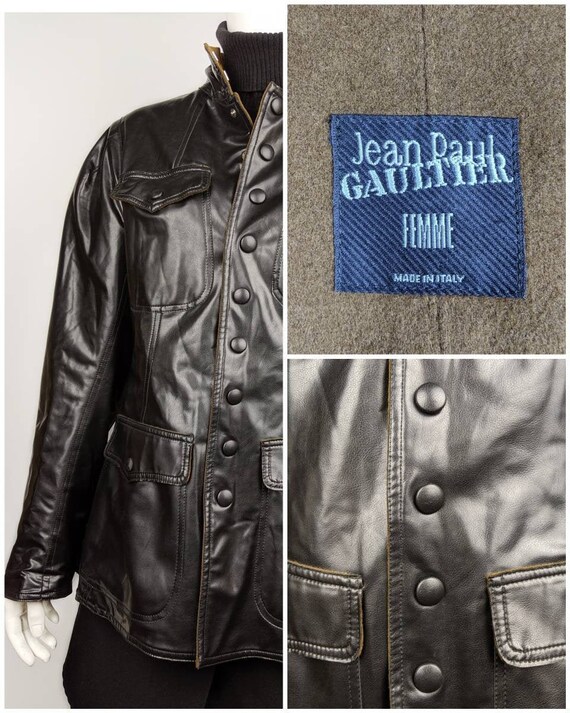 jean paul gaultier leather jacket