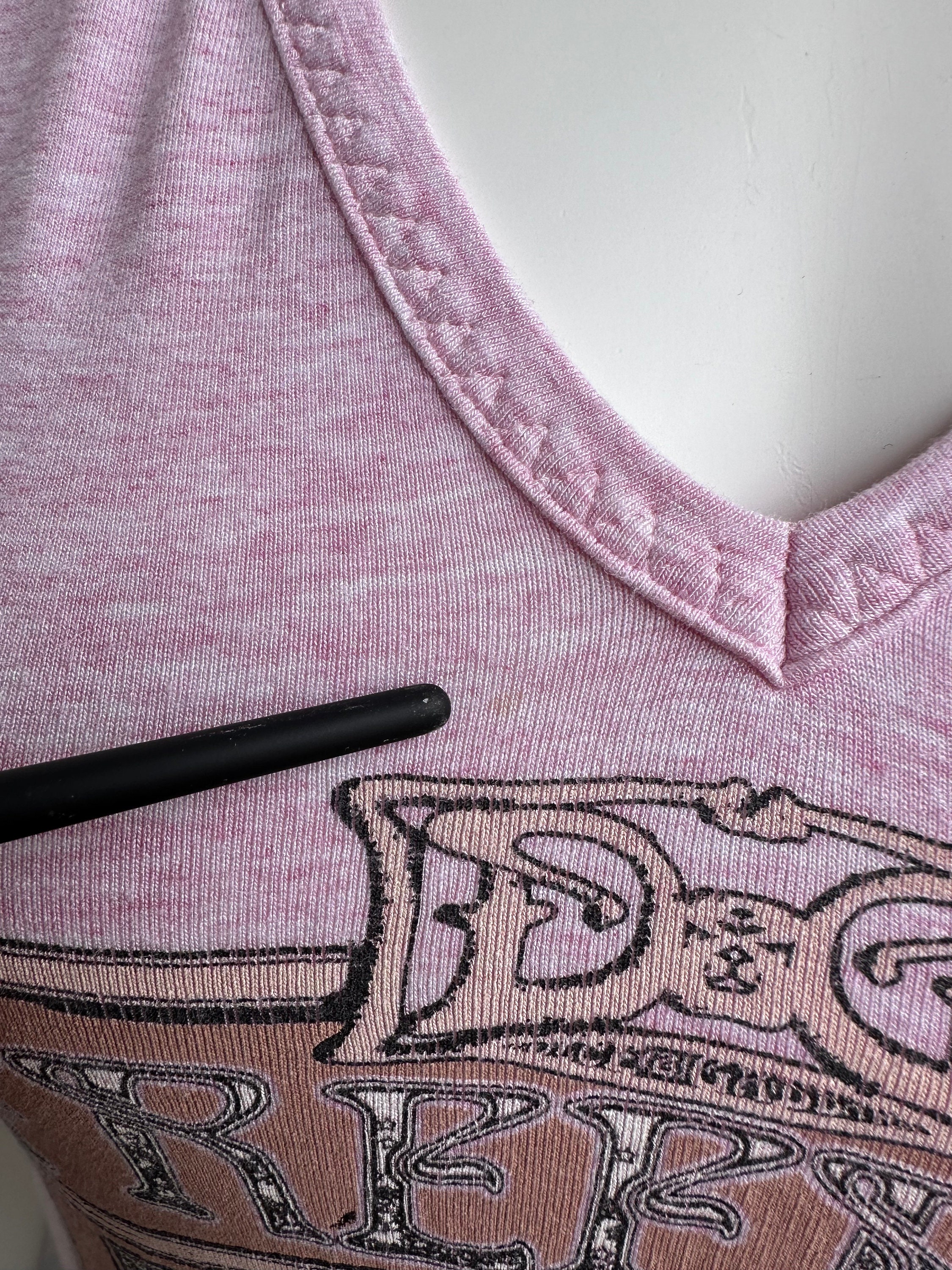 Y2k Vintage DOLCE GABBANA Pink Tank Top. D&G Freedom Top - Etsy