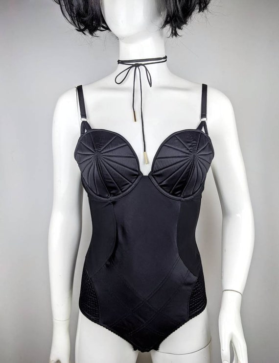 Vintage Y2K Jean Paul Gaultier and Lindex Corset Body. Conical Bra. Size  Xs-s 