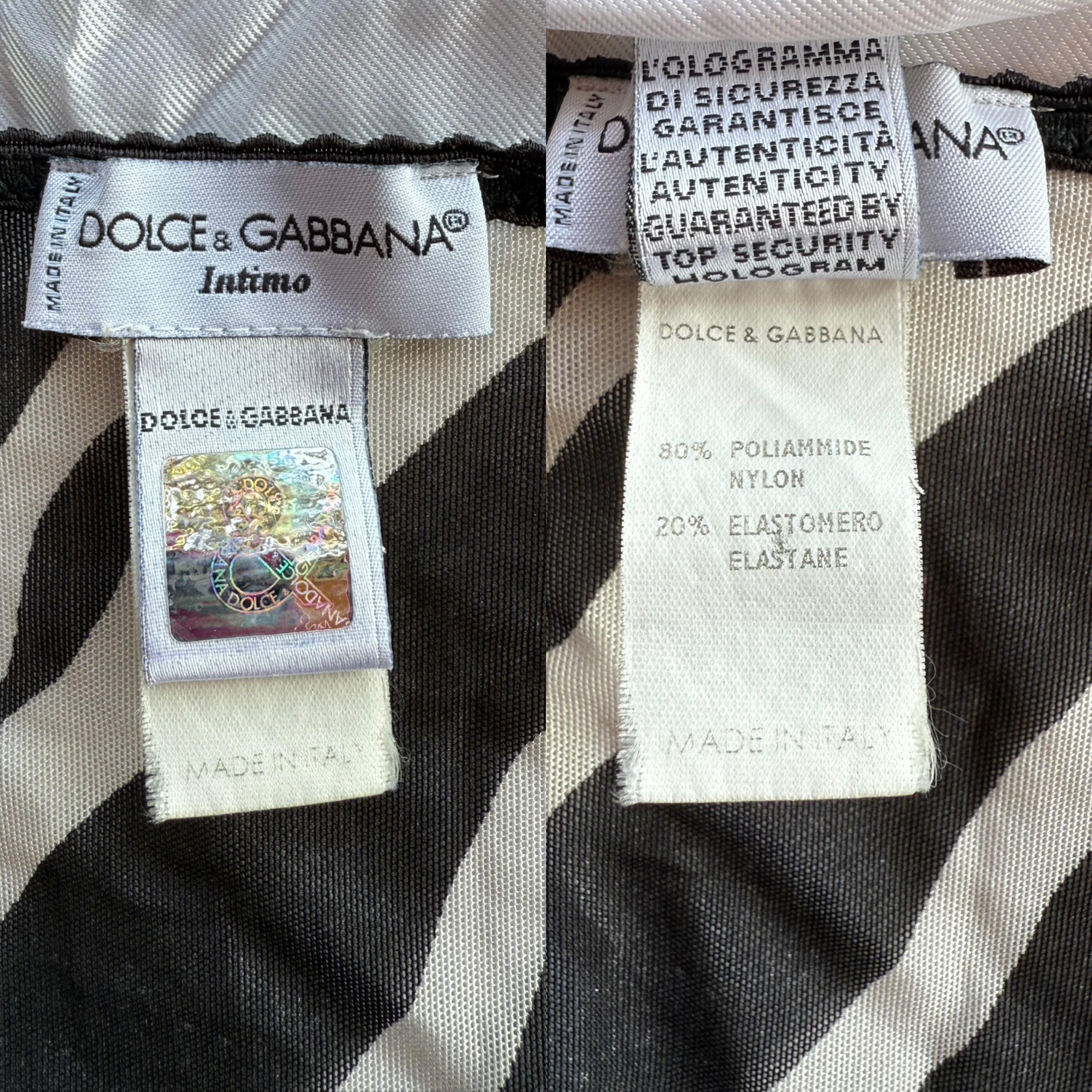 Y2k Vintage Dolce Gabbana Mesh Zebra Top, Slip Tank Top Spaghetti