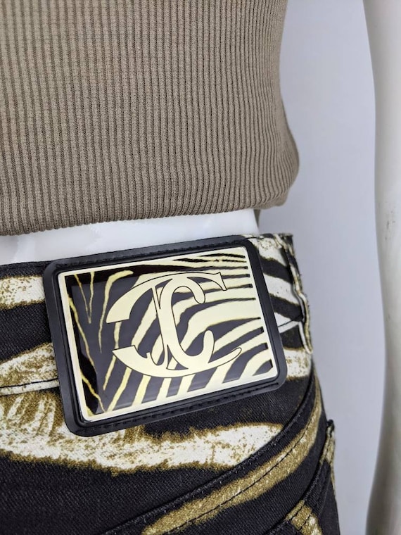 Y2k Vintage Just Cavalli Tiger Skirt, Animal Print De… - Gem