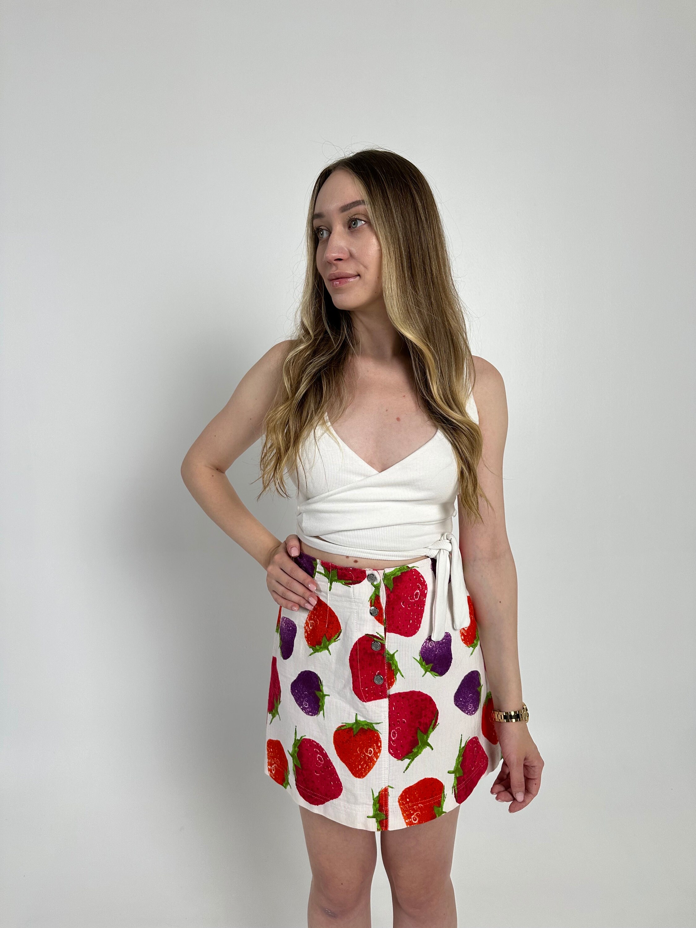 【関税込み】dolce & gabbana Dolce' skirt Rose-print cotton circle skirt in Print for Women