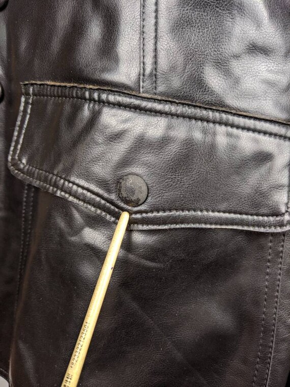 Vintage 90s JEAN PAUL GAULTIER Vegan Leather Jacket. Aviator Vintage 90s JEAN PAUL GAULTIER Vegan Leather Jacket. Aviator