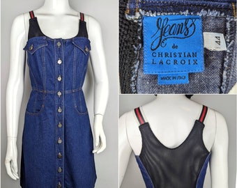★Christian Lacroix Jeans★デニムジャケット　36 Christian Lacroix Jeans Vintage Embroidered Heart Denim