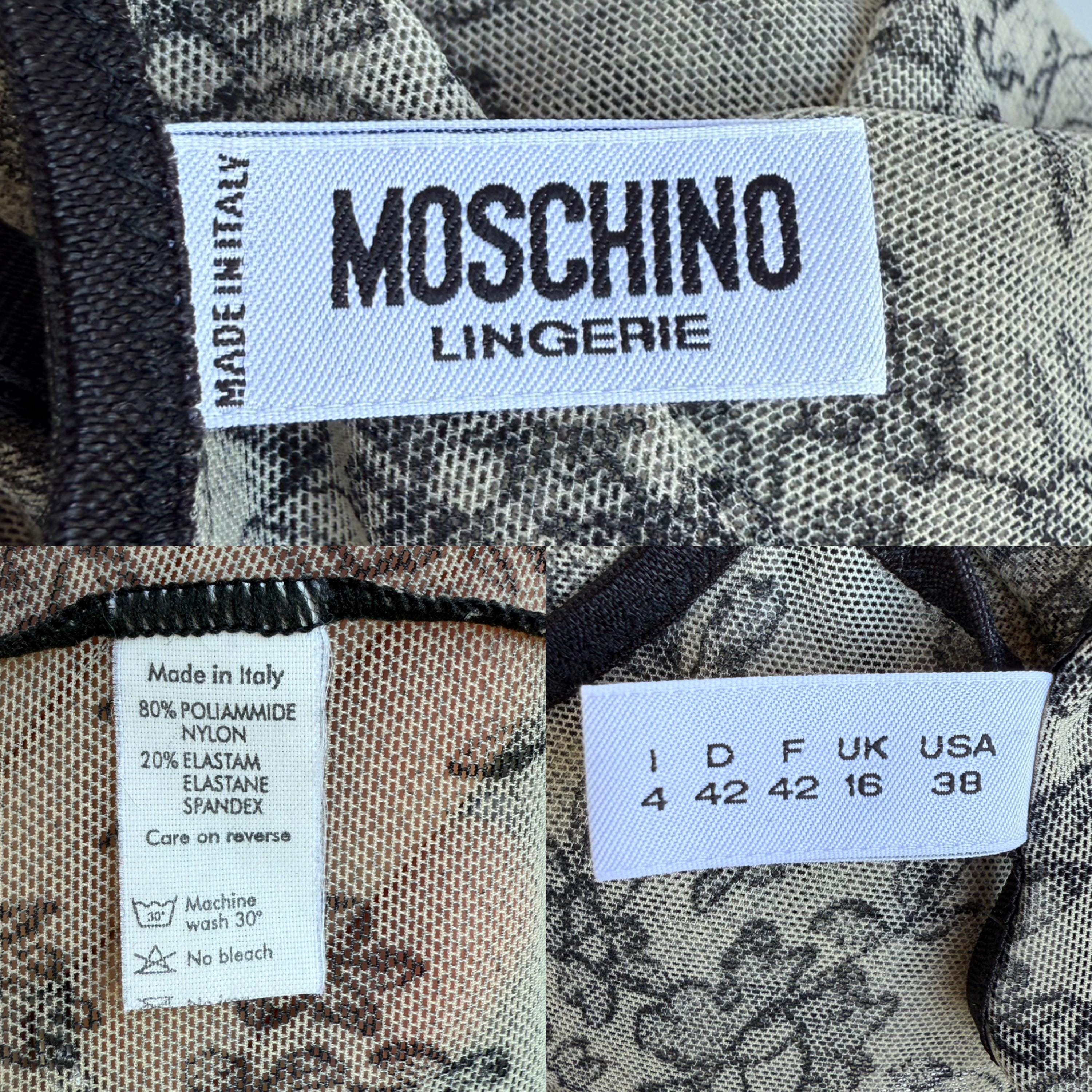 Y2k Vintage Moschino Mesh Cami Top, Lace Slip Tank Top Spaghetti