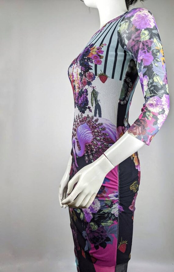 Y2K Vintage FEHU Mesh Maxi Dress | Longsleeve Dre… - image 2