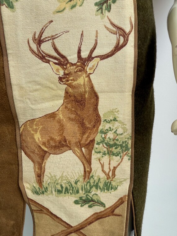 Vintage Patchwork Slit Skirt, Multiprint Mini Ski… - image 5