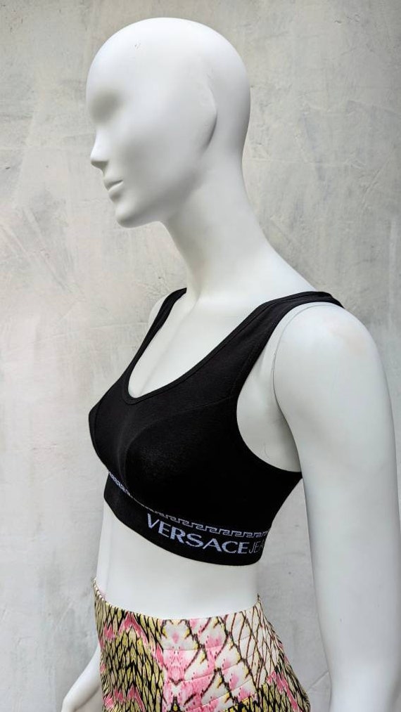 Vintage 90s VERSACE Crop Tank Top  | Versace Jean… - image 3