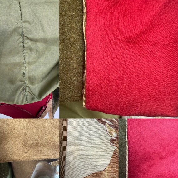 Vintage Patchwork Slit Skirt, Multiprint Mini Ski… - image 8