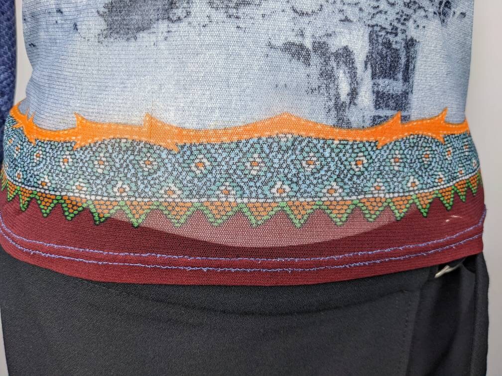 トップス OLD KENZO JAP snake embroidery knit tops OLD KENZO JAP snake embroidery knit tops