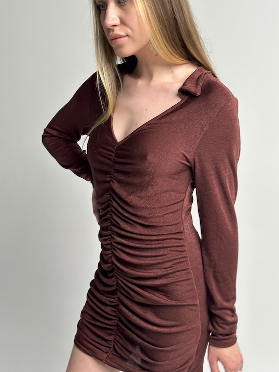 Prada pleated dress hotsell