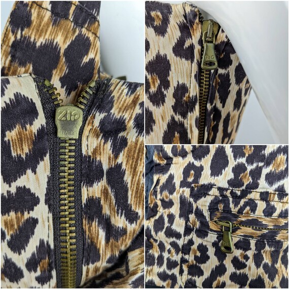 Vintage 90s DOLCE GABBANA Leopard Bustier. D&G Animal Tank