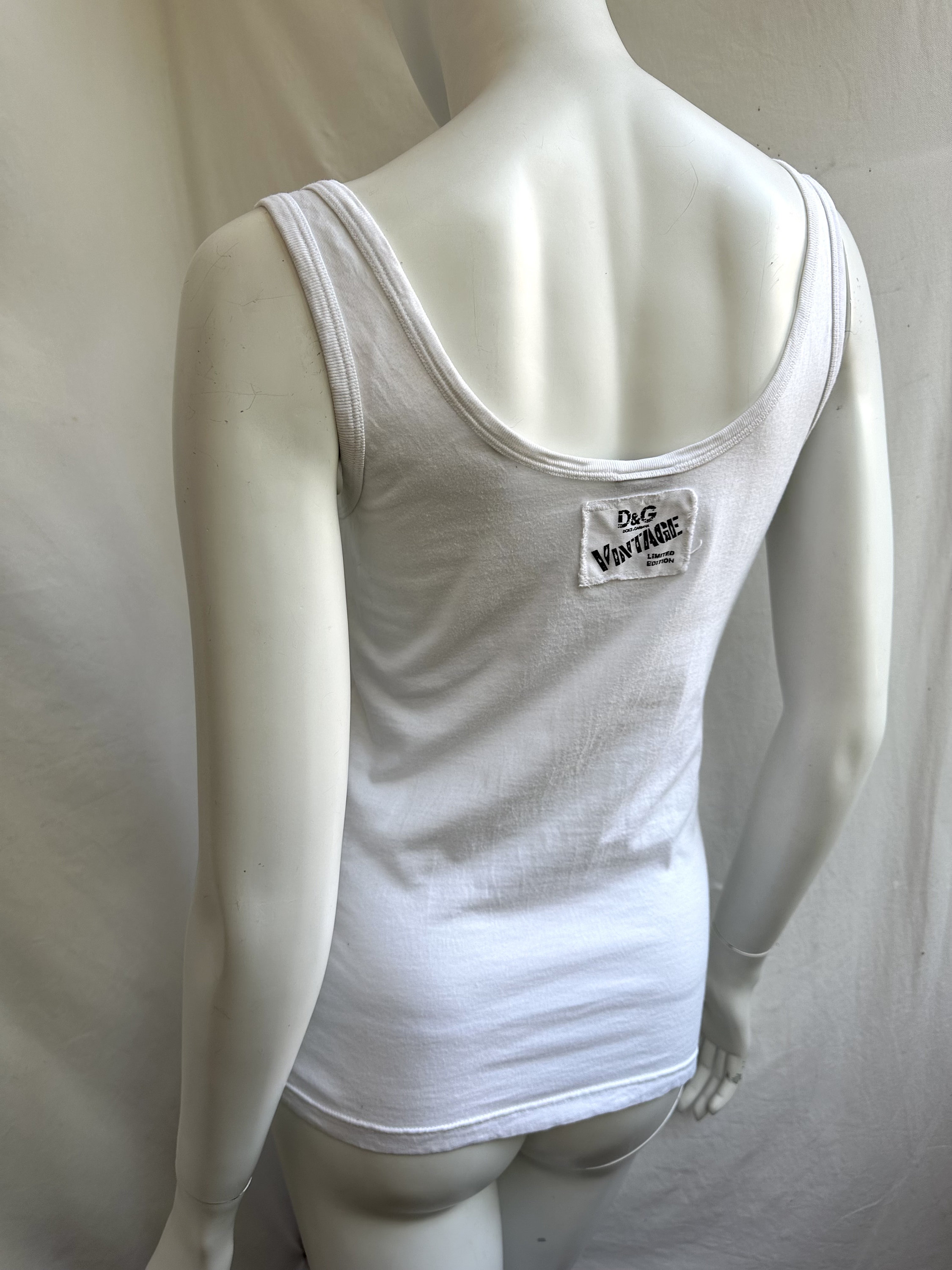 Y2k Vintage DOLCE GABBANA White Tank Top. Batman Print Top - Etsy