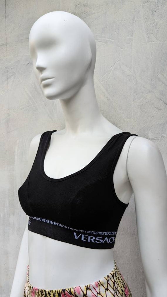 Vintage 90s VERSACE Crop Tank Top  | Versace Jean… - image 2