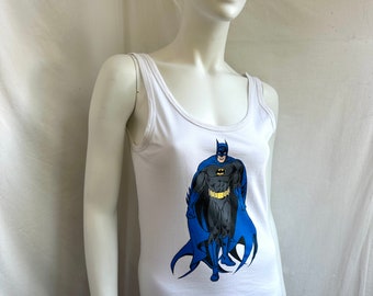 Y2k Vintage DOLCE GABBANA White Tank Top. Batman Print Top - Etsy