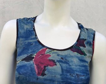 NACHE PRINTED TIE TANK TOP シズニルック