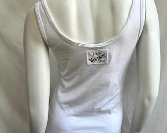 Y2k Vintage DOLCE GABBANA White Tank Top. Batman Print Top - Etsy