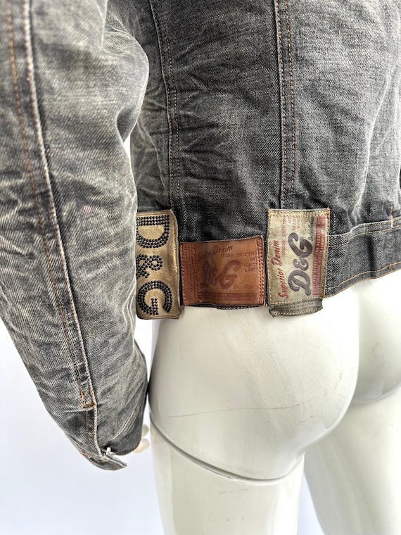 Y2k Vintage DOLCE GABBANA Denim Jacket. Grunge Jacket - Etsy
