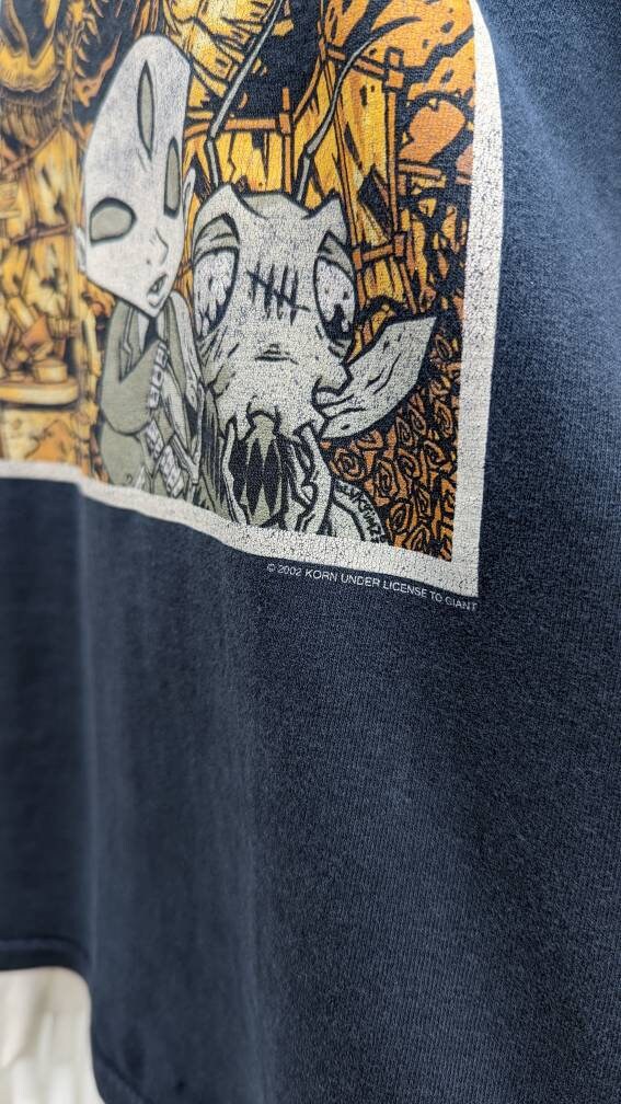 ヴィンテージ 2002 KORN アンタッチャブル Tシャツ オルタナティブ
