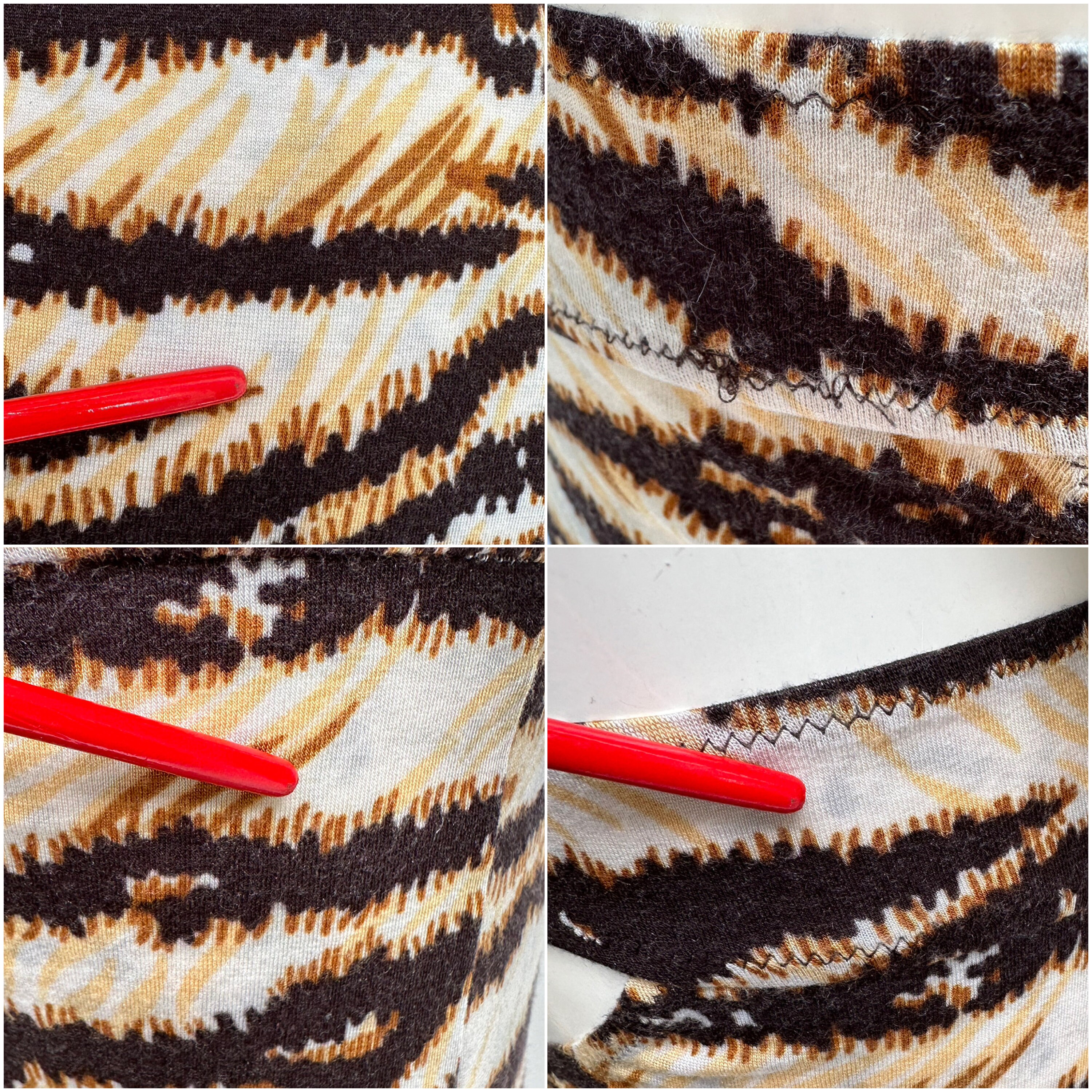 Y2k Vintage Dolce Gabbana Tiger Top, Brown Striped Bustier Y2k Vintage Dolce Gabbana Tiger Top, Brown Striped Bustier