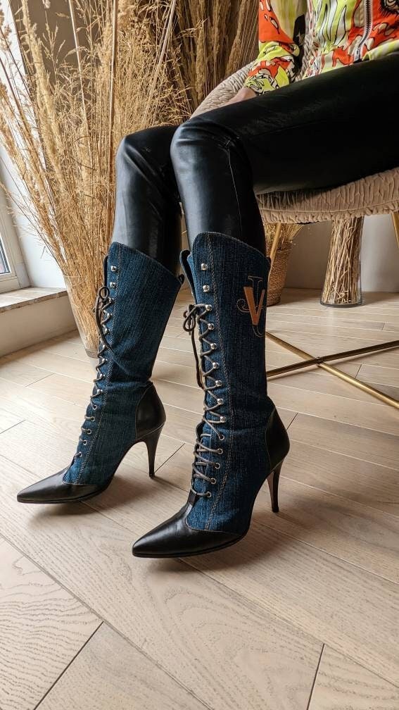 Dior vinyl shop boots