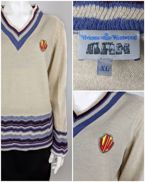 Vtg VIVIENNE WESTWOOD 90s Sweater | Man Label | Un